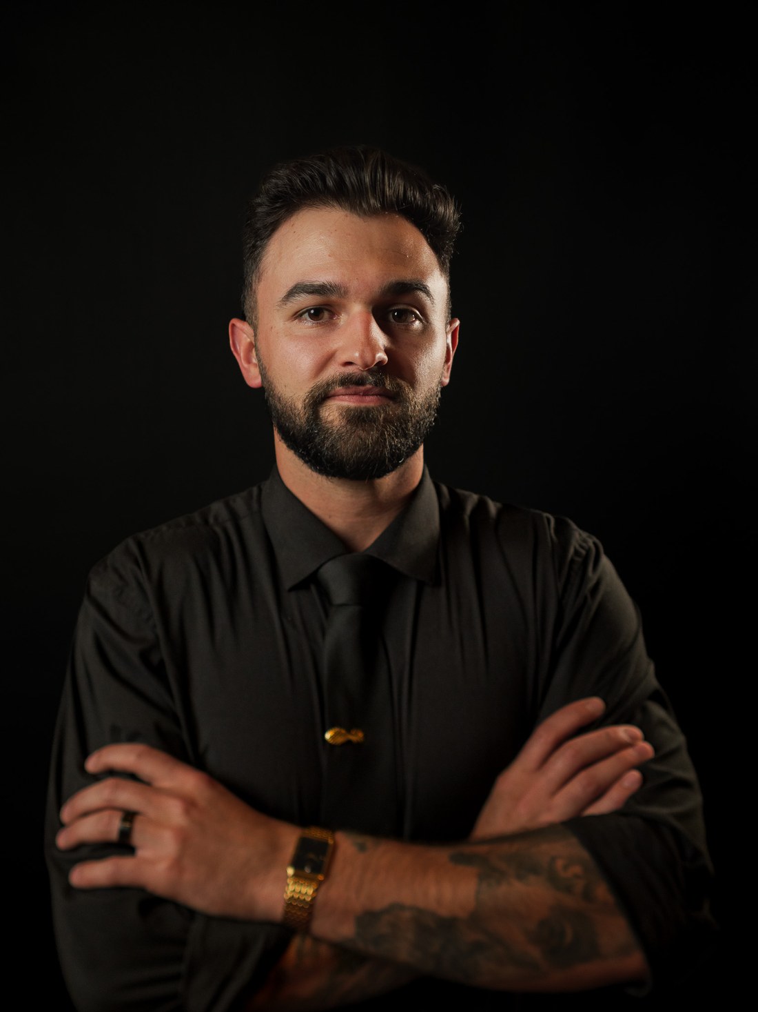 Professional headshot, studio look — Atria, Pompette & Little Rich Girl, Flagstaff