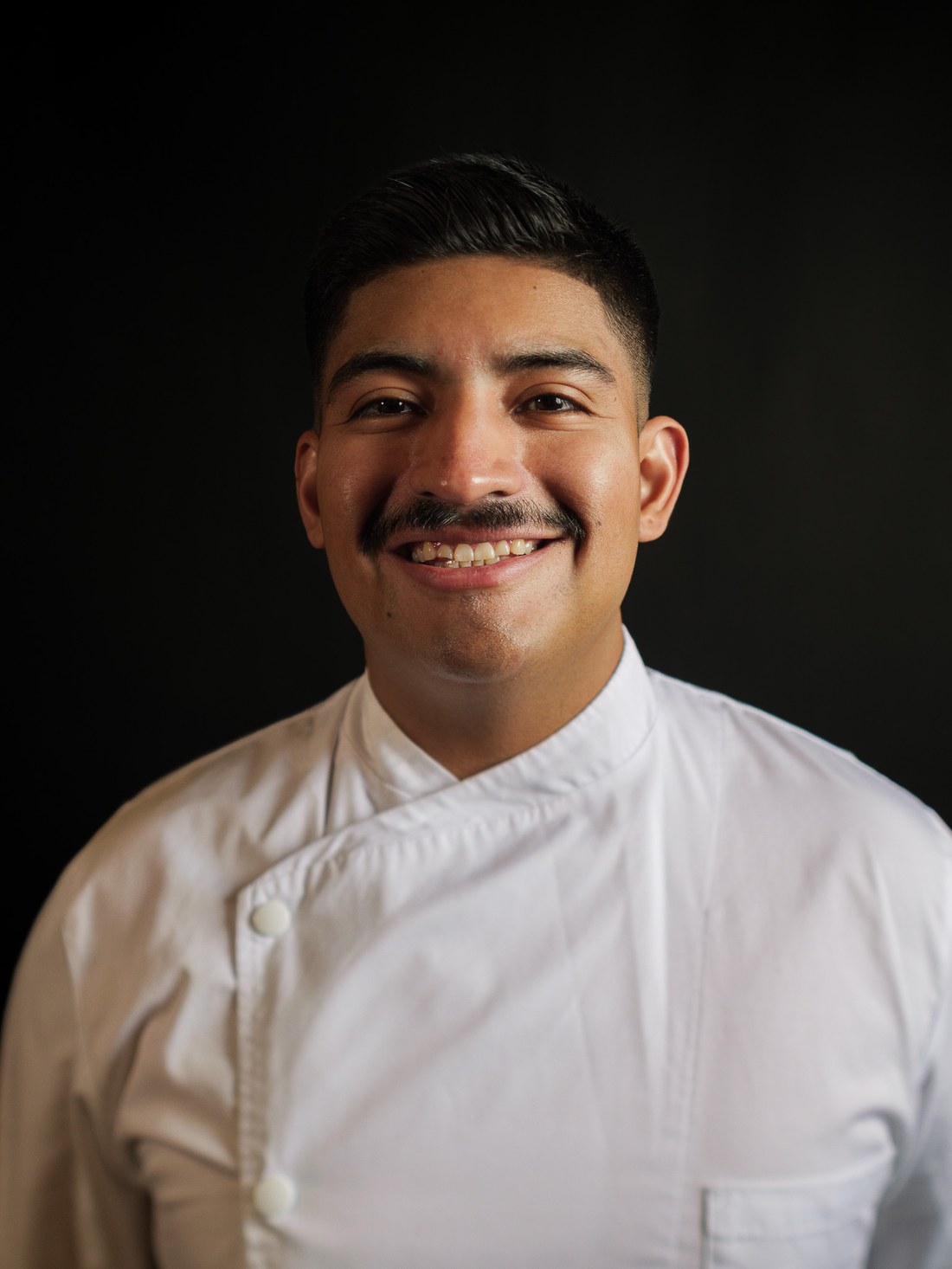 Head chef portrait in chef whites — Atria, Pompette & Little Rich Girl, Flagstaff