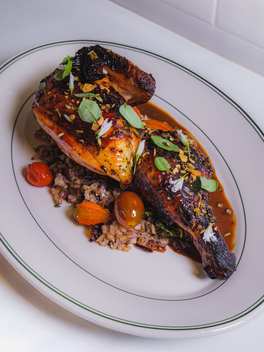 Pompette & Little Rich Girl — opening menu photography