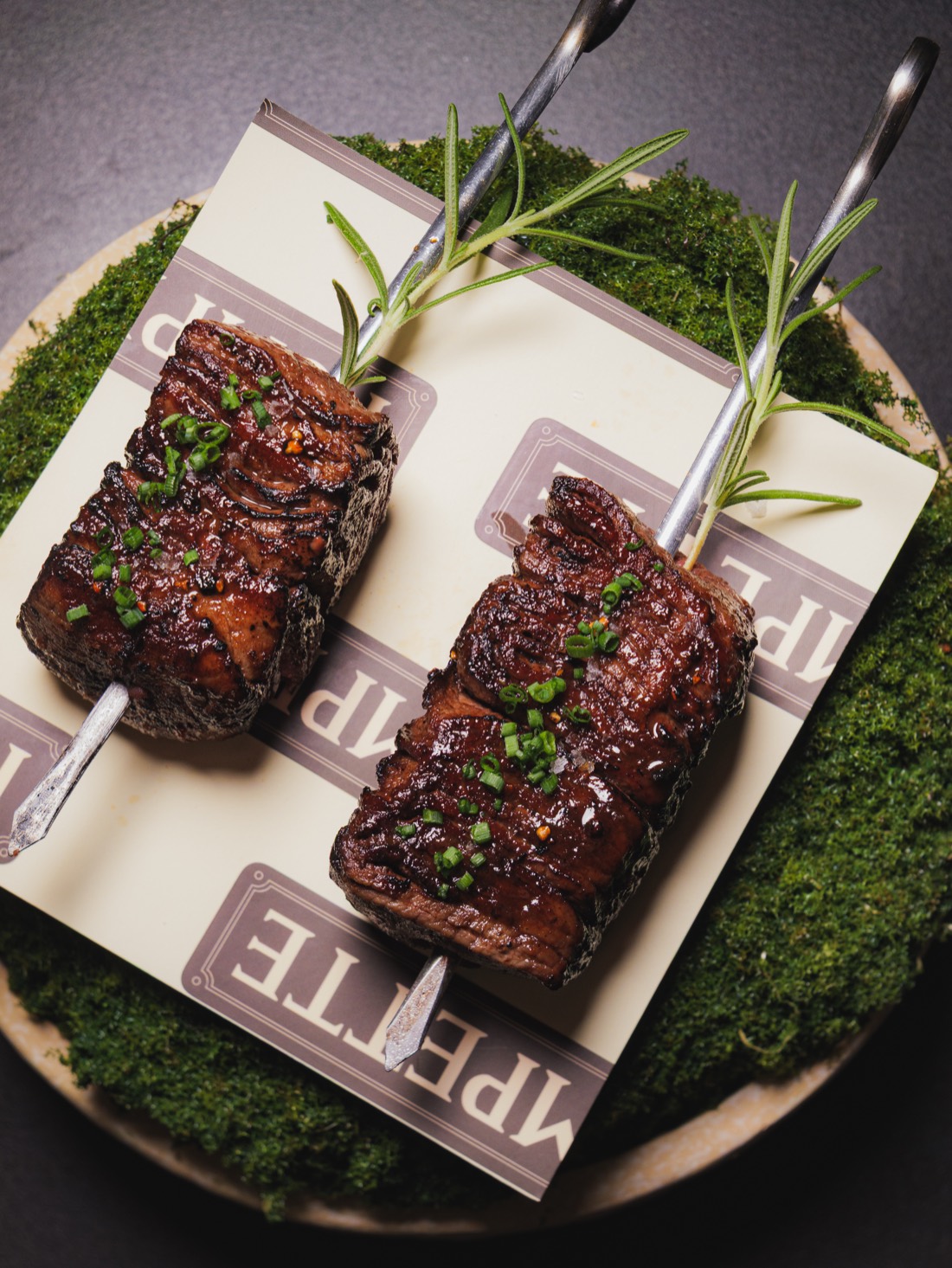 Pompette & Little Rich Girl — opening menu photography
