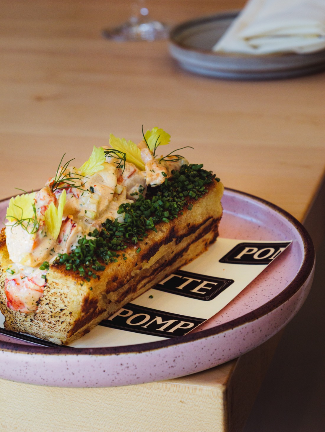 Pompette & Little Rich Girl — opening menu photography